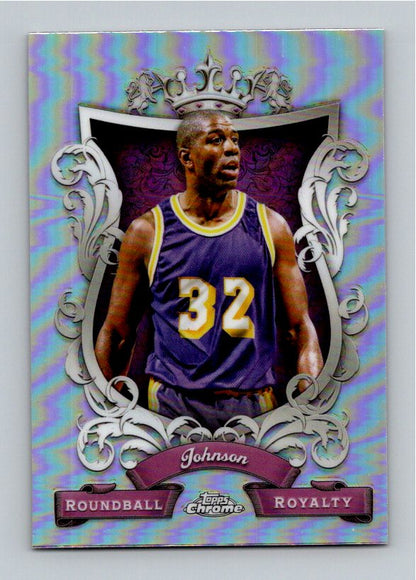 2023-24 Topps Chrome Magic Johnson #RR-5 Roundball Royalty