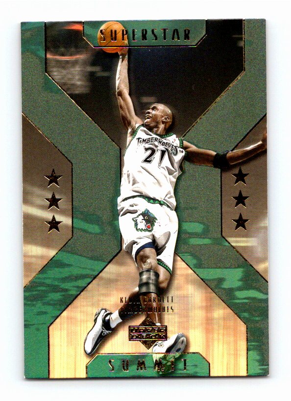 2001 Upper Deck Kevin Garnett #SS3 Superstar Summit