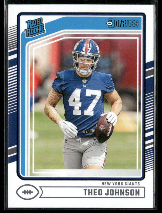 2024 Panini Donruss Theo Johnson #357 Rated Rookie