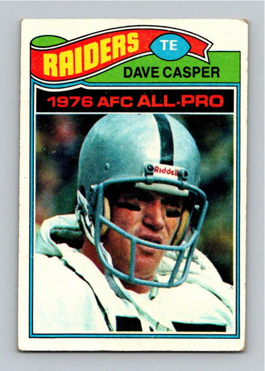 1977 Topps Dave Casper #380 Rookie