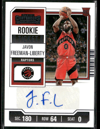 2023-24 Contenders Basketball Javon Freeman-Liberty #156 Rookie Autograph