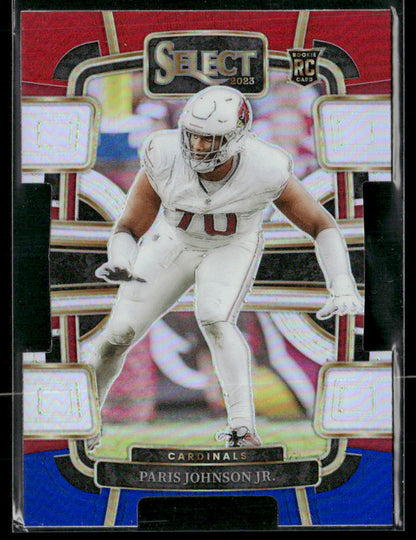 2023 Panini Select Paris Johnson Jr. #3 Red White Blue Die Cut Rookie