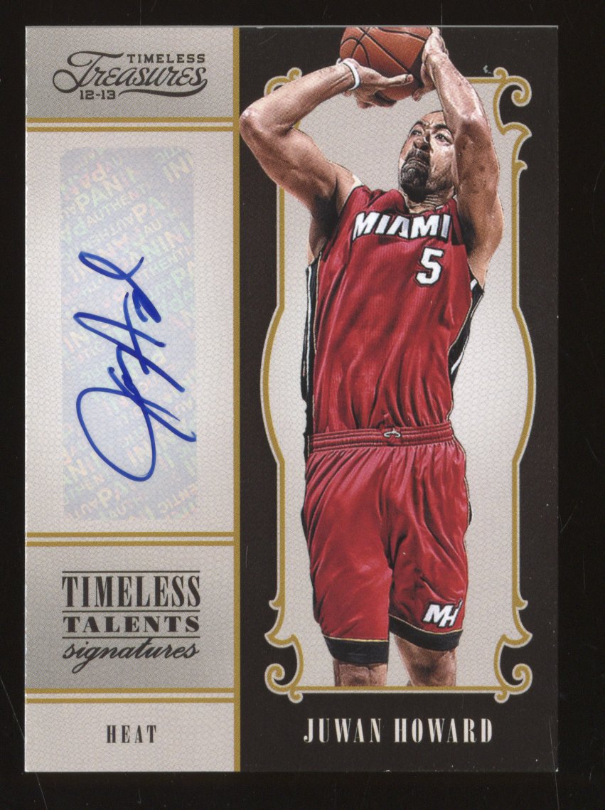 2012-13 Panini Timeless Treasures Juwan Howard #31 Autograph /99