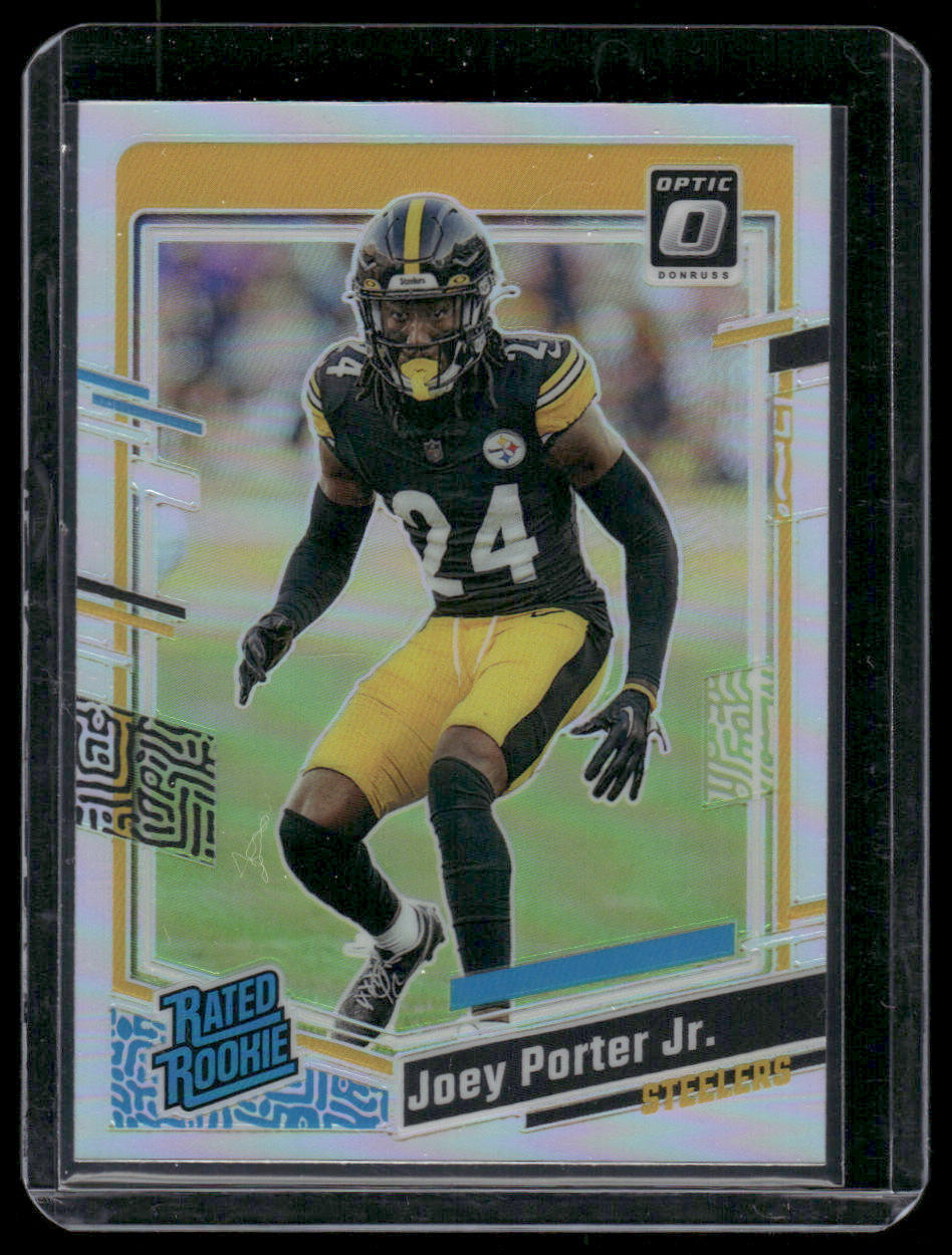 2023 Panini Donruss Optic Football Joey Porter Jr. #287 Holo Prizm Rated Rookie