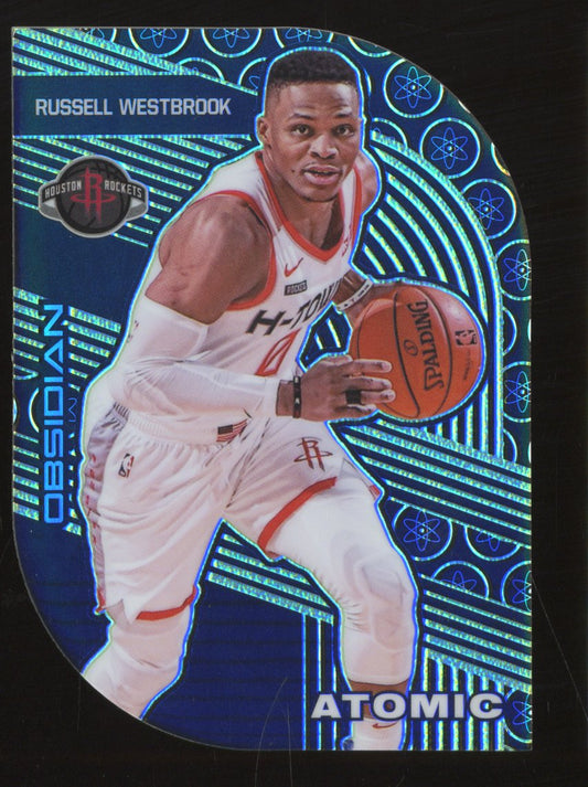 2019 Panini Obsidian Russell Westbrook #27 /25 Atomic