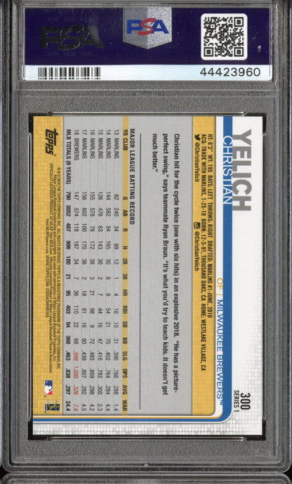 2019 Topps Complete Set Christian Yelich #300 All Star Game PSA 10