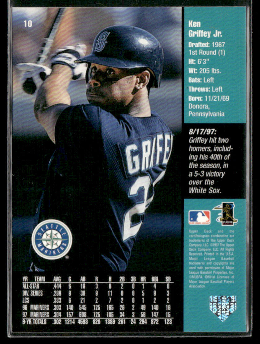 1998 Upper Deck Ken Griffey Jr. #10