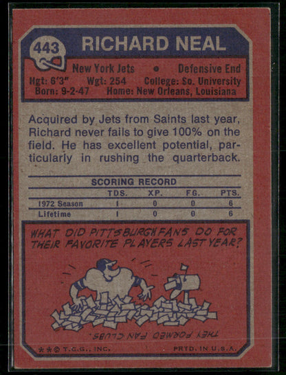 1973 Topps Richard Neal #443