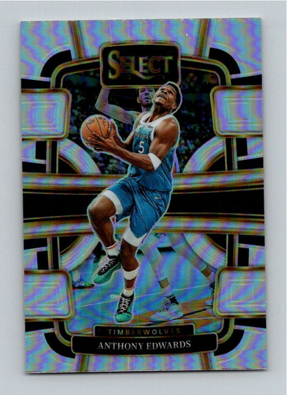 2023 Panini Select Anthony Edwards #37 Silver Prizm