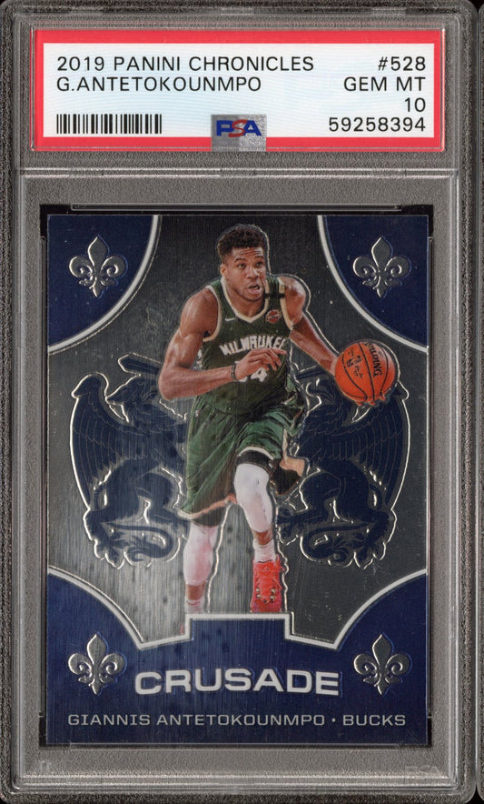 2019 Panini Chronicles G. Antetokounmpo #528 PSA 10