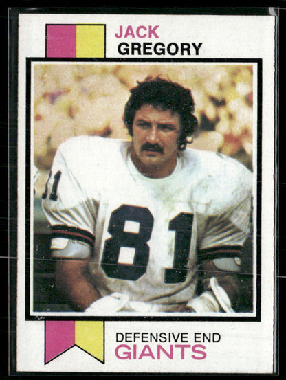 1973 Topps Jack Gregory #490