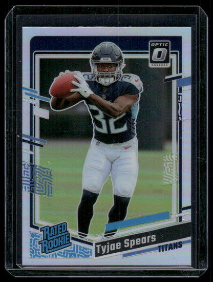 2023 Panini Tyjae Spears #297 Holo Prizm Rated Rookie