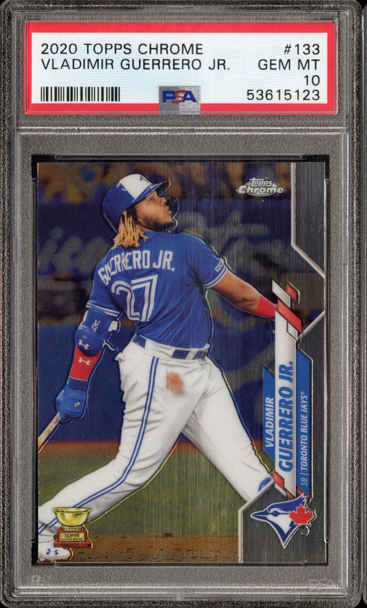 2020 Topps Chrome Vladimir Guerrero JR. #133 PSA 10