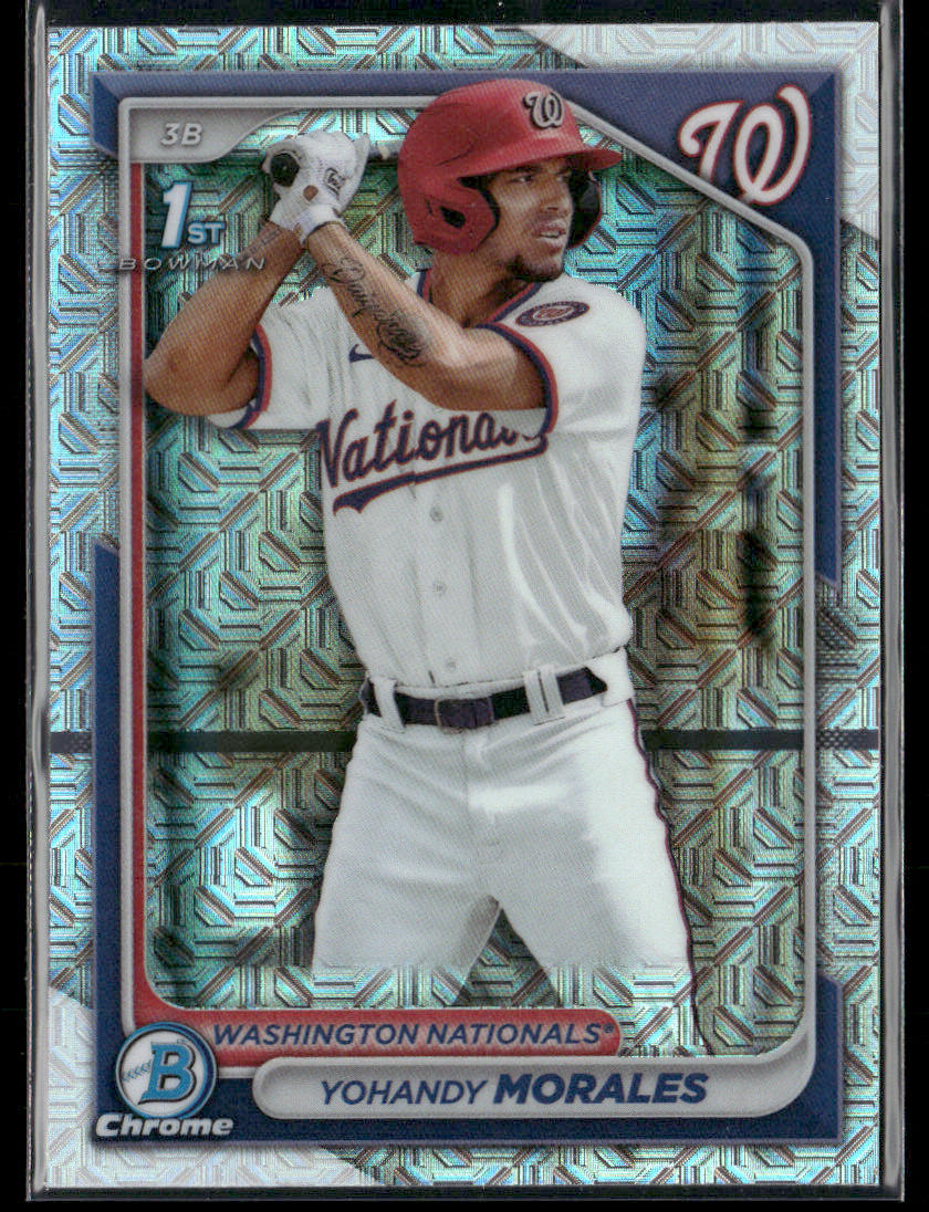 2024 Bowman Chrome Yohandy Morales #BCP-52 1st Bowman Mojo Refractor