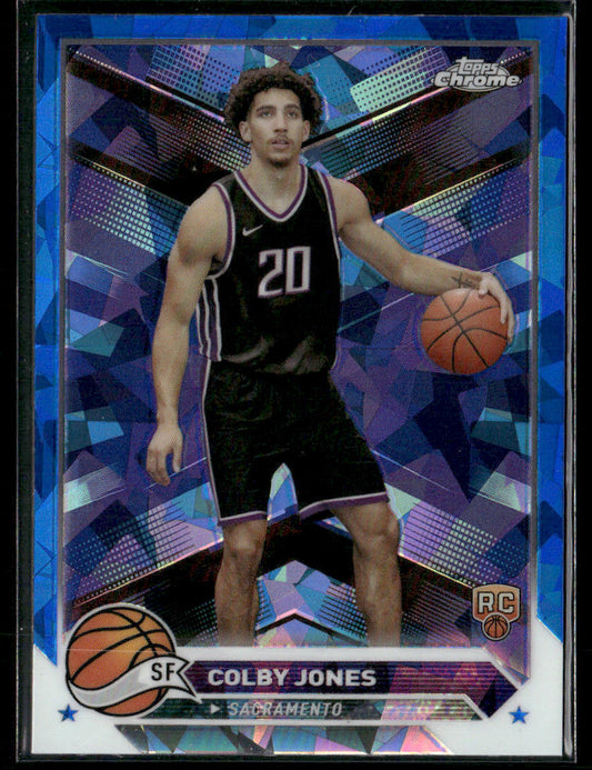 2023 Topps Chrome Sapphire Colby Jones #20 Rookie