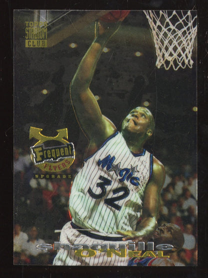 1993 Topps Stadium Club Shaquille O'Neal #358 Frequent Flyer Upgrade