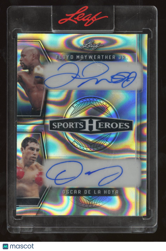 2025 Leaf Sports Heroes Floyd Mayweather Jr. Oscar De La Hoya Dual Auto 1/1