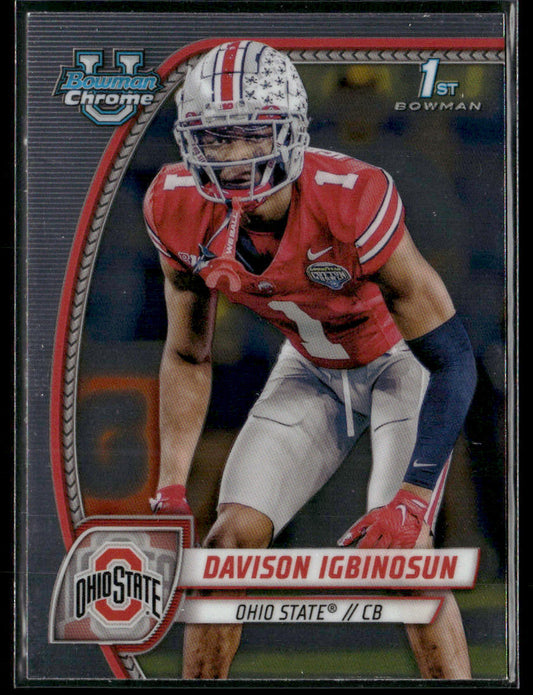 2024 Bowman Chrome University Davison Igbinosun #54