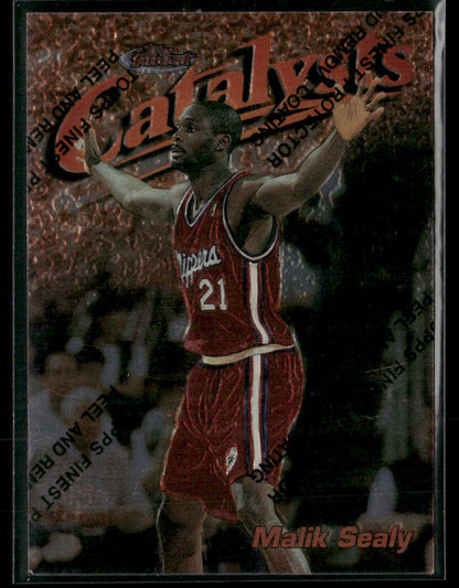 1997-98 Topps Finest Malik Sealy #21 Catalyst