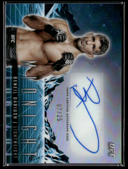 2024 Topps Midnight UFC Beneil Dariush #H5-80H Autograph /25