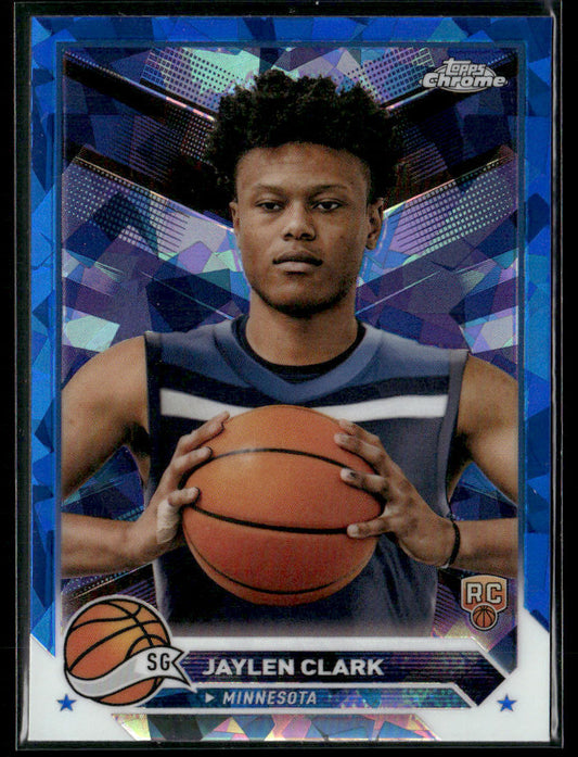 2023 Topps Chrome Sapphire Jaylen Clark #49 Rookie