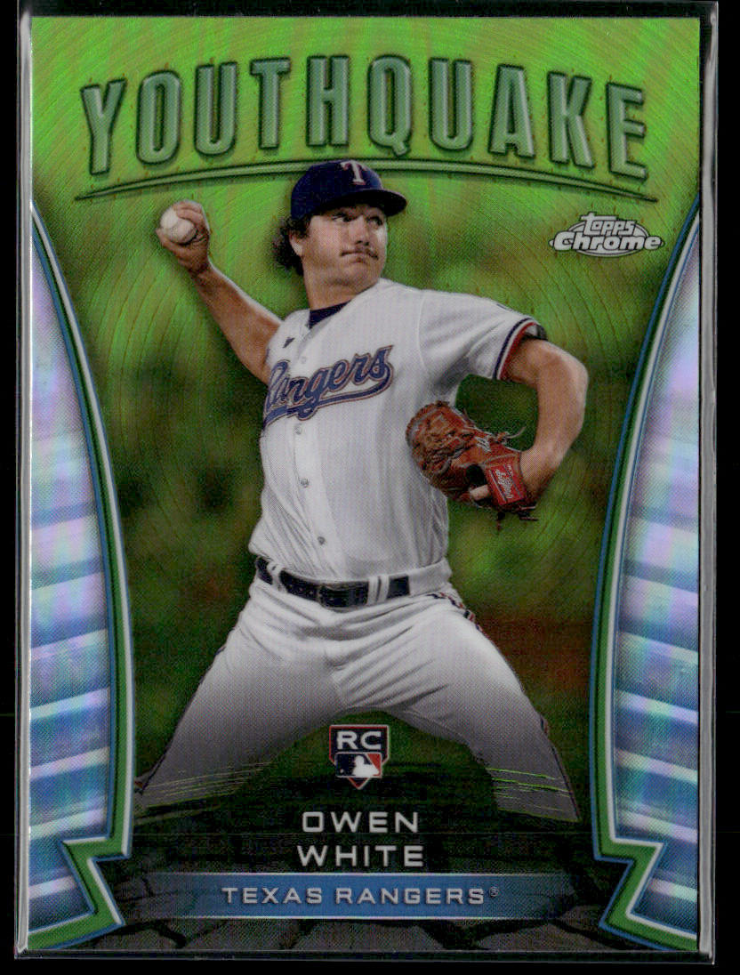 2024 Topps Chrome Owen White #YQ-24 Youthquake Rookie