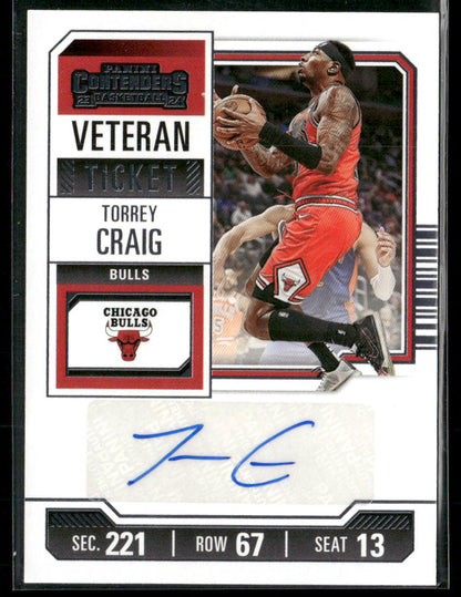 2023-24 Panini Contenders Torrey Craig #VTR-TCS Autograph