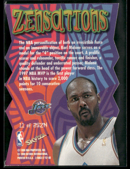 1998 Zensations Karl Malone #11 11/252