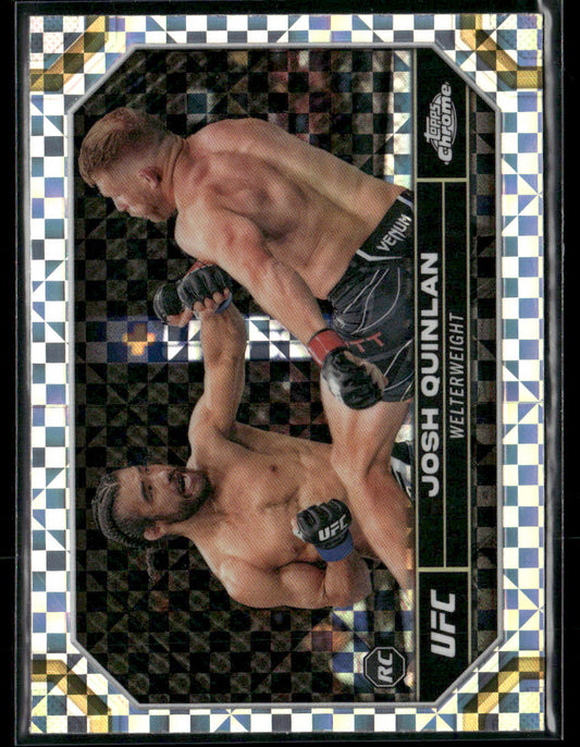 2024 Topps Chrome UFC Josh Quinlan Checkerboard 76