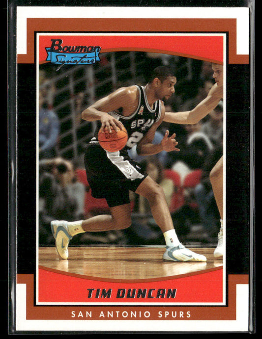 2002-03 Bowman Signature Tim Duncan #SE-TD