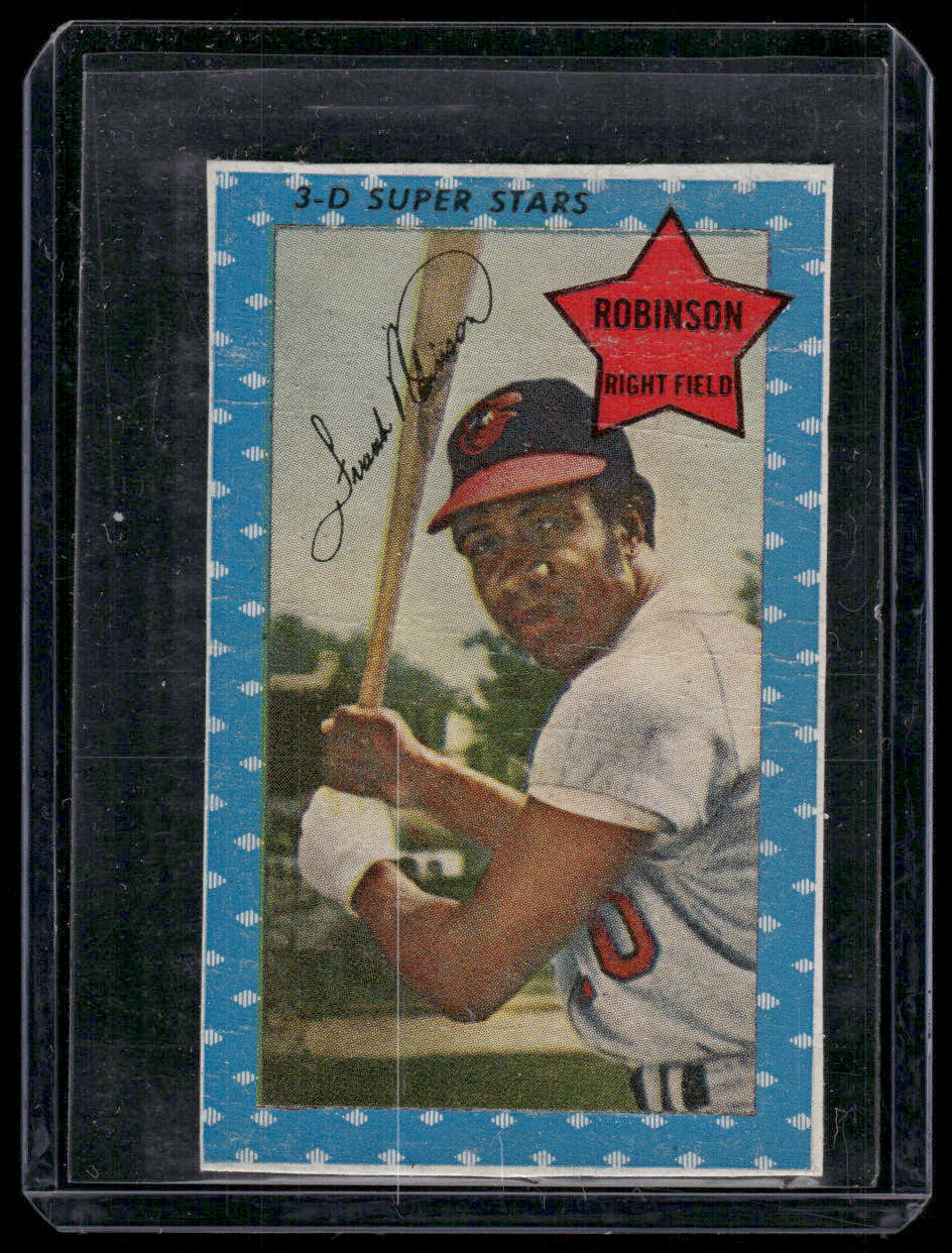 1971 Kellogg's 3-D Super Stars Frank Robinson #15