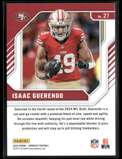 2024 Donruss Isaac Guerendo #27 Elite Series Rookies