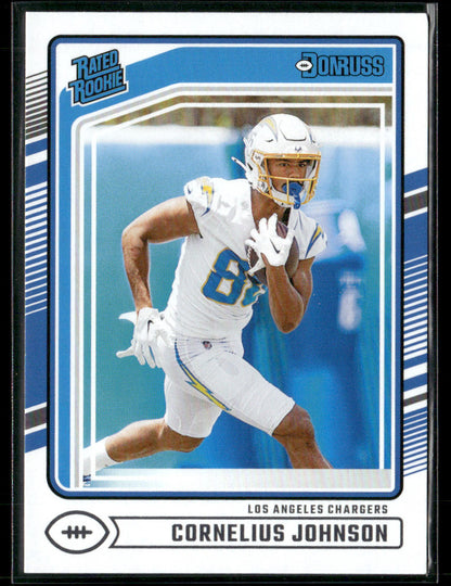 2024 Donruss Cornelius Johnson #377 Rated Rookie