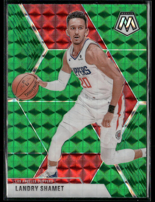 2019-20 Panini Mosaic Landry Shamet #118 Green