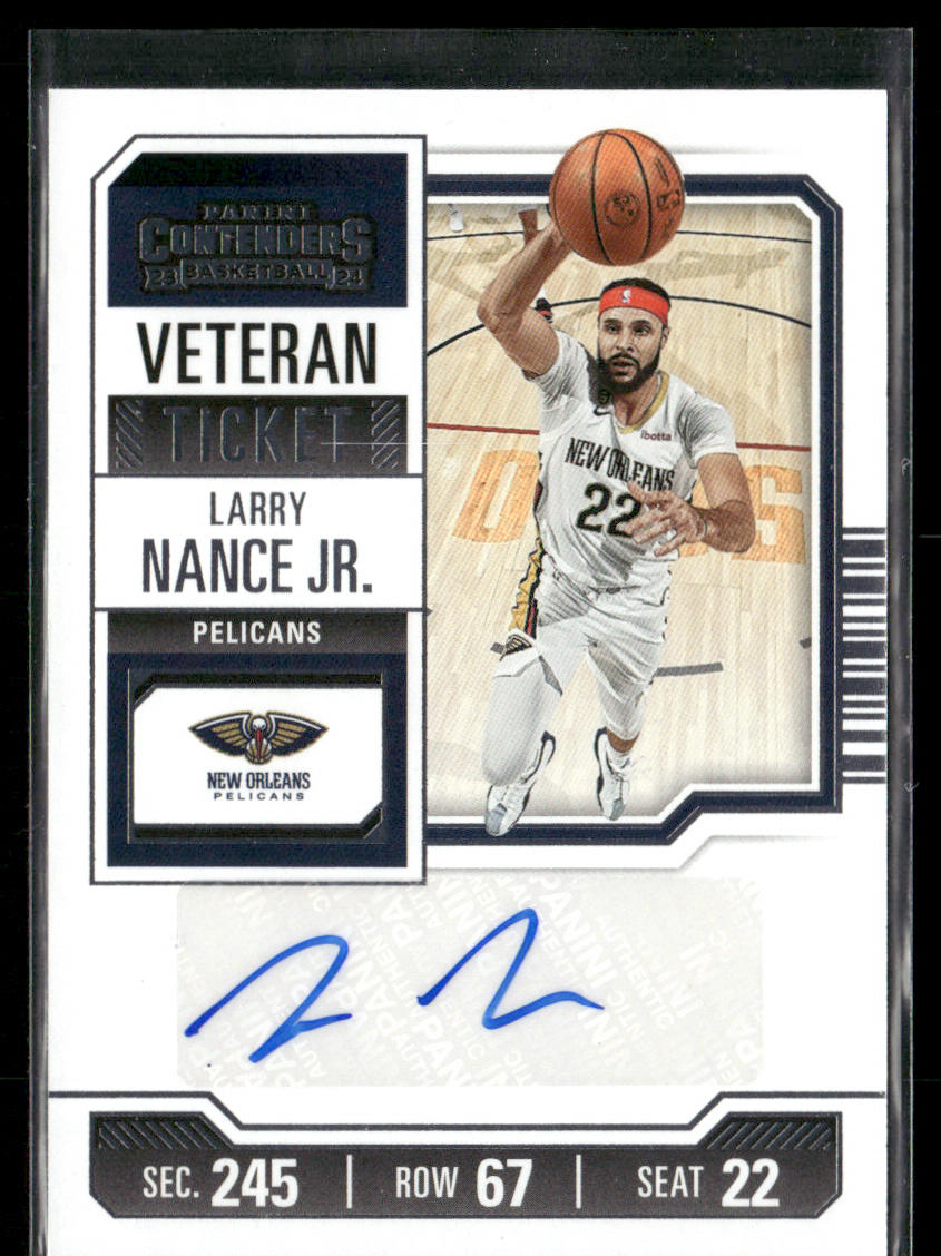 2023-24 Panini Contenders Larry Nance Jr. #VTR-LNP Autograph