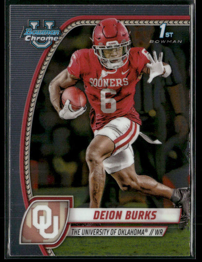 2024 Bowman Chrome University Deion Burks #56