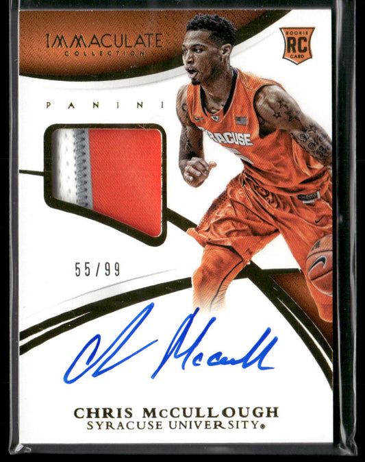 2015 Panini Immaculate Chris McCullough #371 RPA 55/99