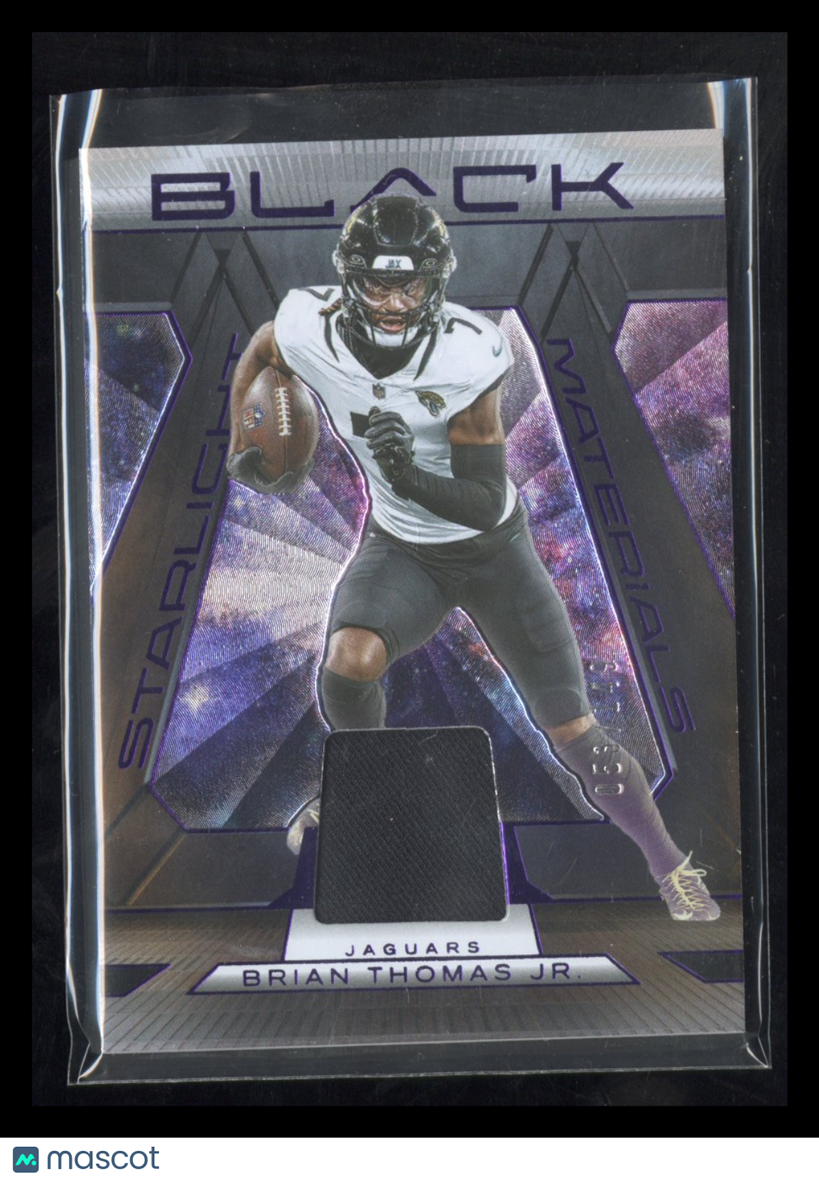 2025 Panini Black Starlight Materials Patch Brian Thomas Jr. #SMA-BTH Royal /149