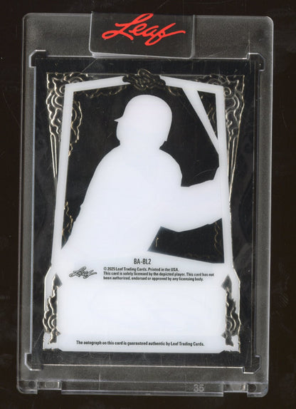 2025 Leaf Sports Heroes Barry Larkin #BA-BL2 Acetate Auto 10/15