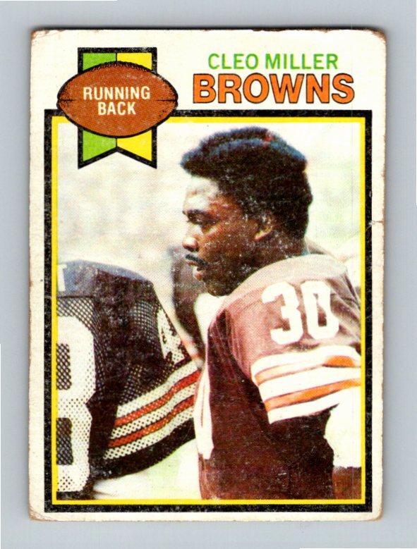 1973 Topps Cleo Miller #134 Running Back