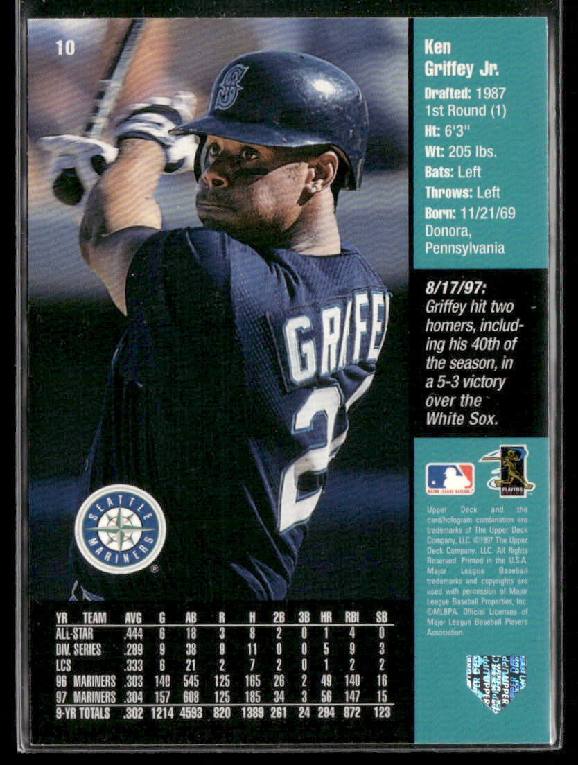 1998 Upper Deck Ken Griffey Jr. #10