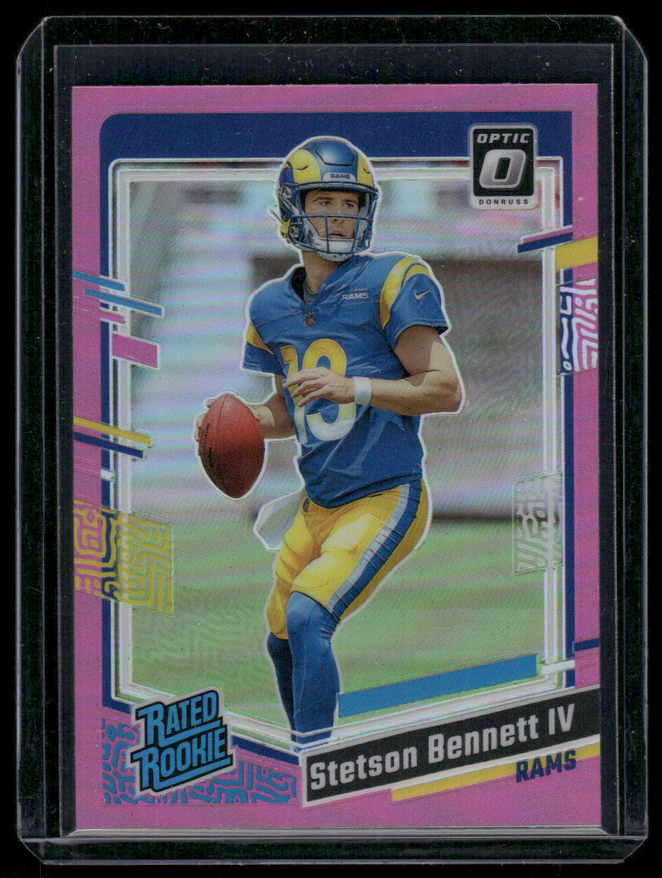 2023 Panini Donruss Optic Stetson Bennett IV #267 Pink Prizm Rated Rookie