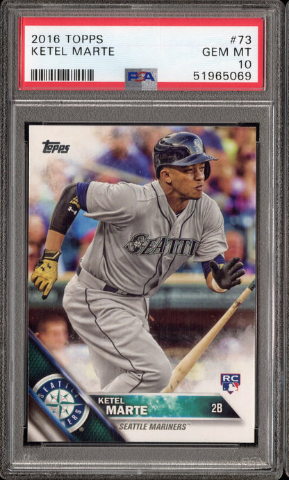 2016 Topps Ketel Marte #73 PSA 10