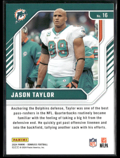 2024 Panini donruss Jason Taylor #16