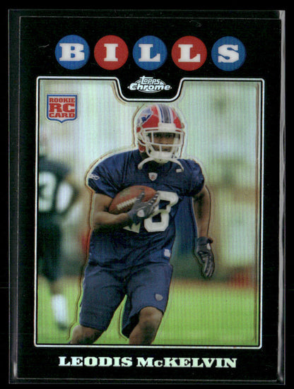 2008 Topps Chrome Leodis McKelvin #TC262 Refractor Rookie