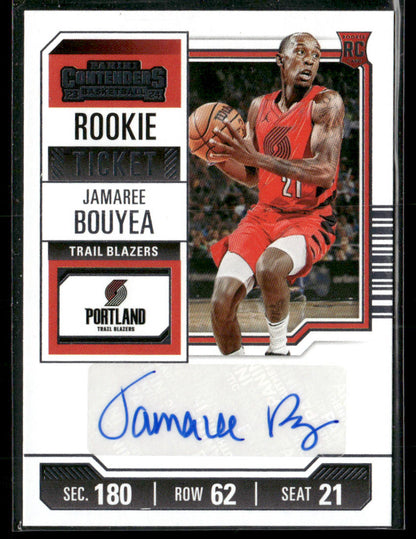 2023-24 Panini Contenders Jamaare Bouyea #154 Autograph Rookie