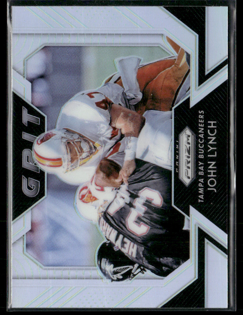 2018 Panini Prizm John Lynch #G-15 Grit Silver