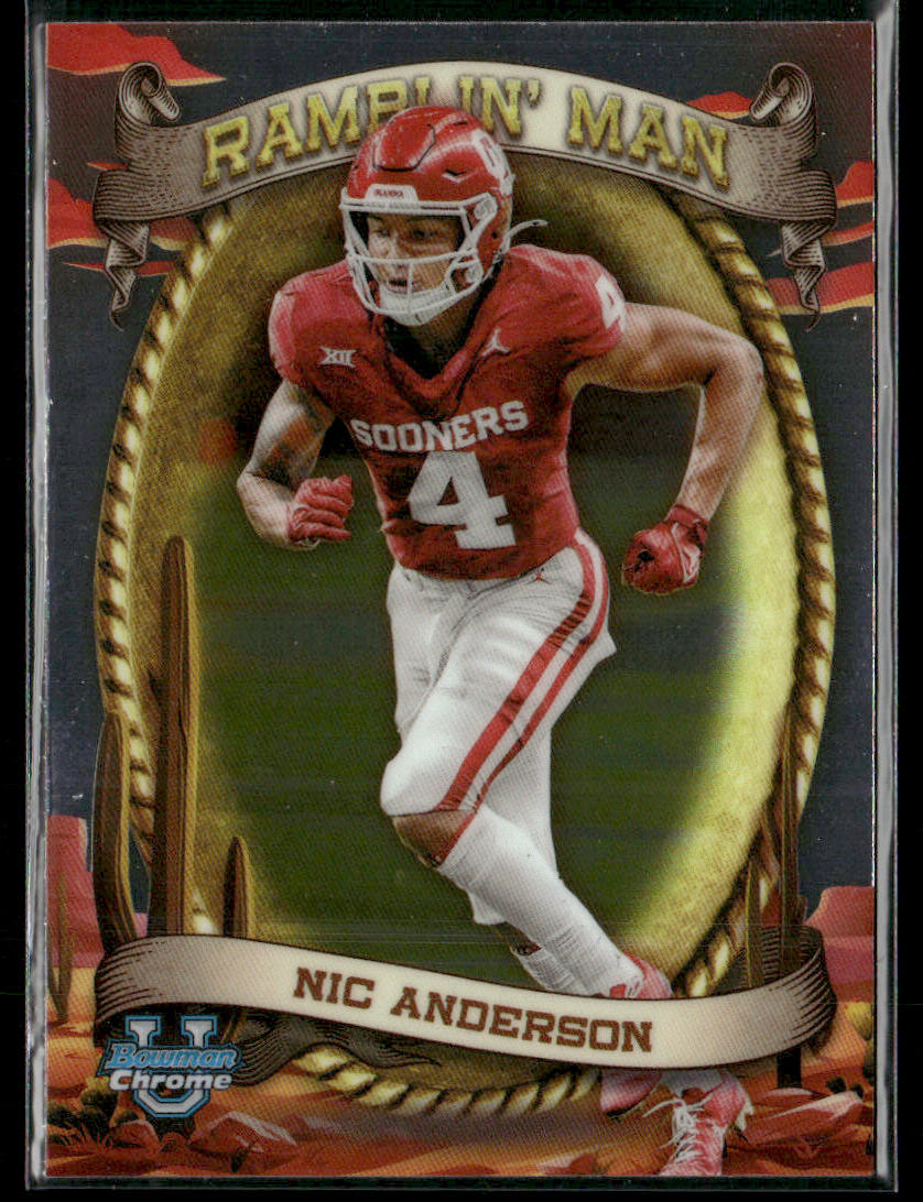 2024 Bowman Chrome University Nic Anderson #RM-11