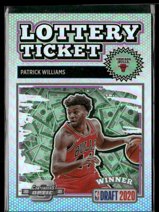 2020-2021 Contenders Optic Patrick Williams #4 Lottery Ticket Rookie