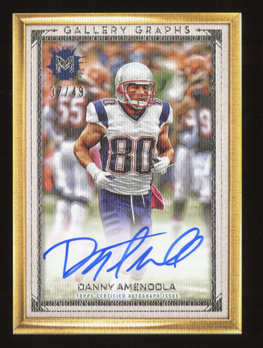 2024 Topps Motif Danny Amendola #61-DA Gallery Graphs Autograph 37/49